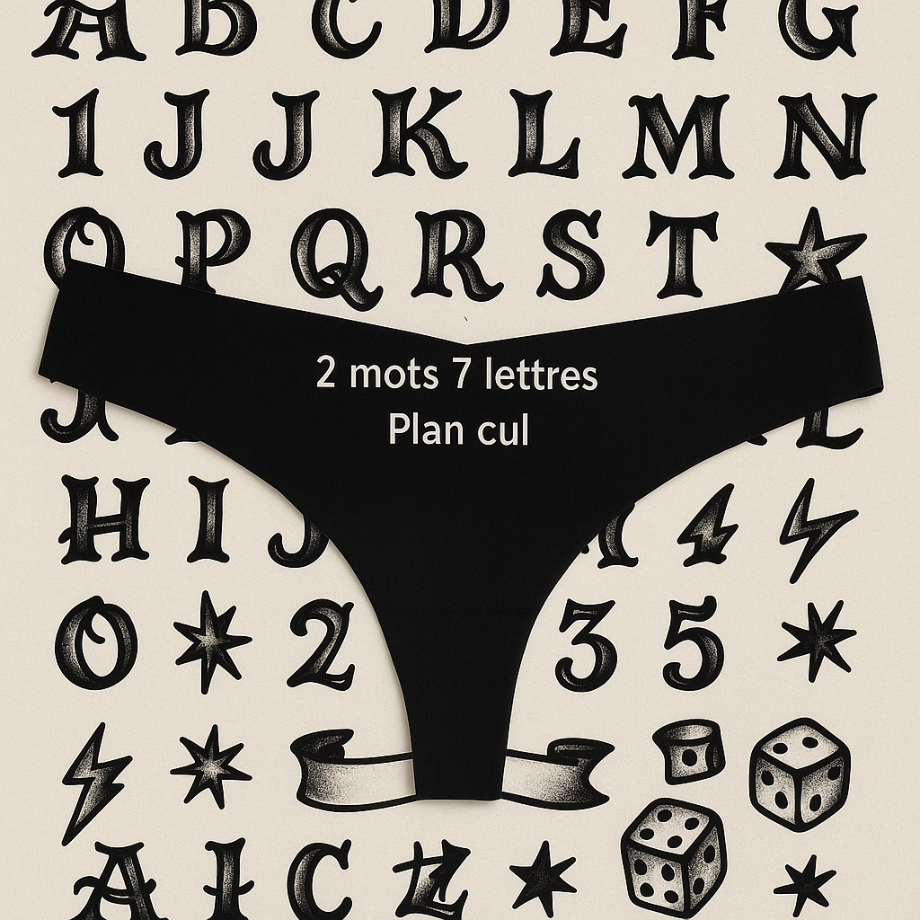 2 Mots ,7 lettres plan cul Tanga Femme