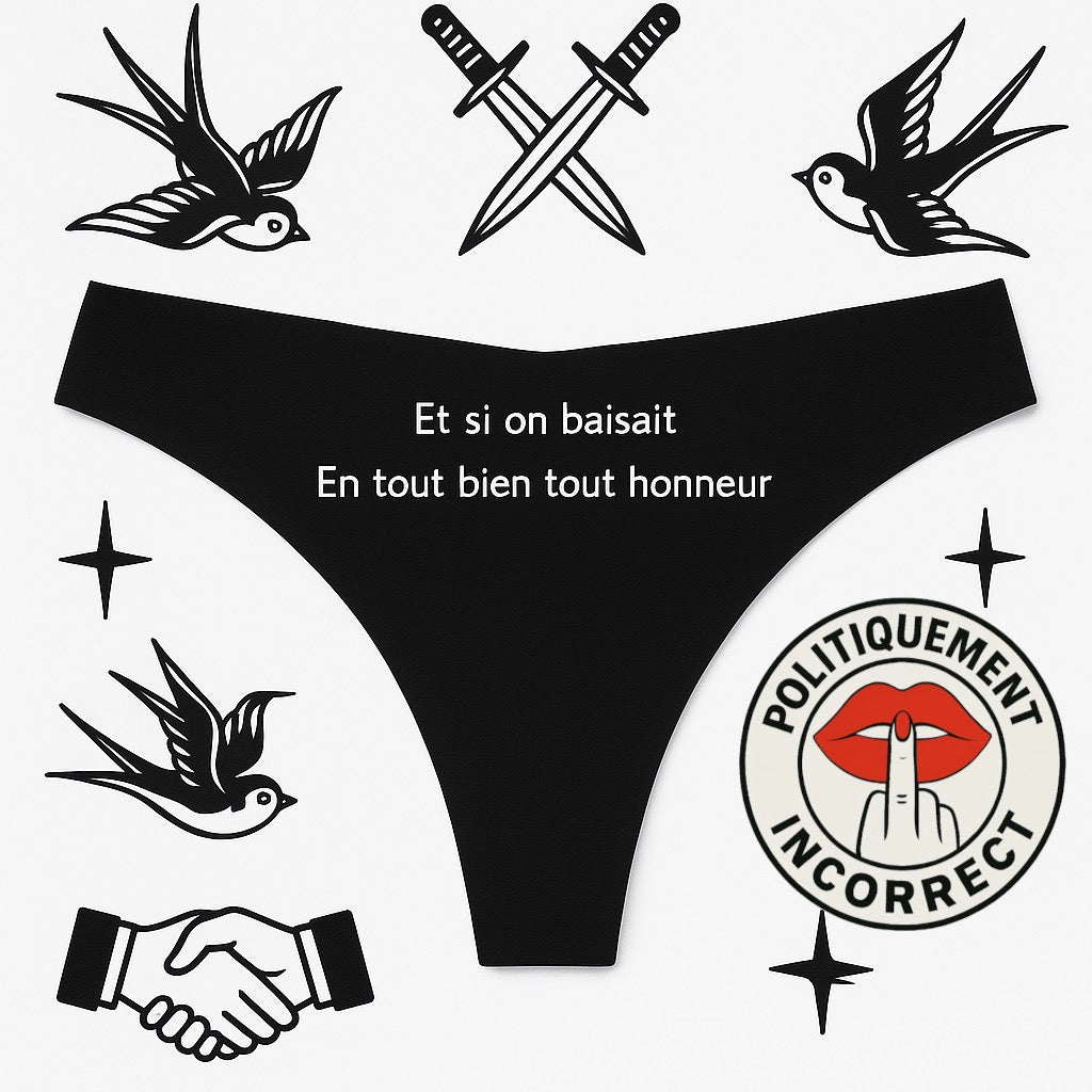 Et si on baisait en tout bien, tout honneur Tanga Femme