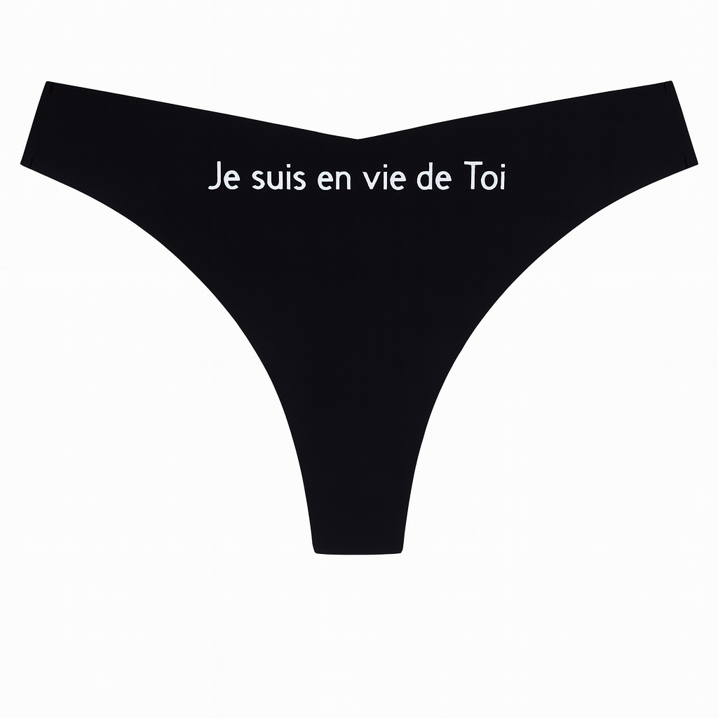 Je suis en vie de toi Tanga Femme
