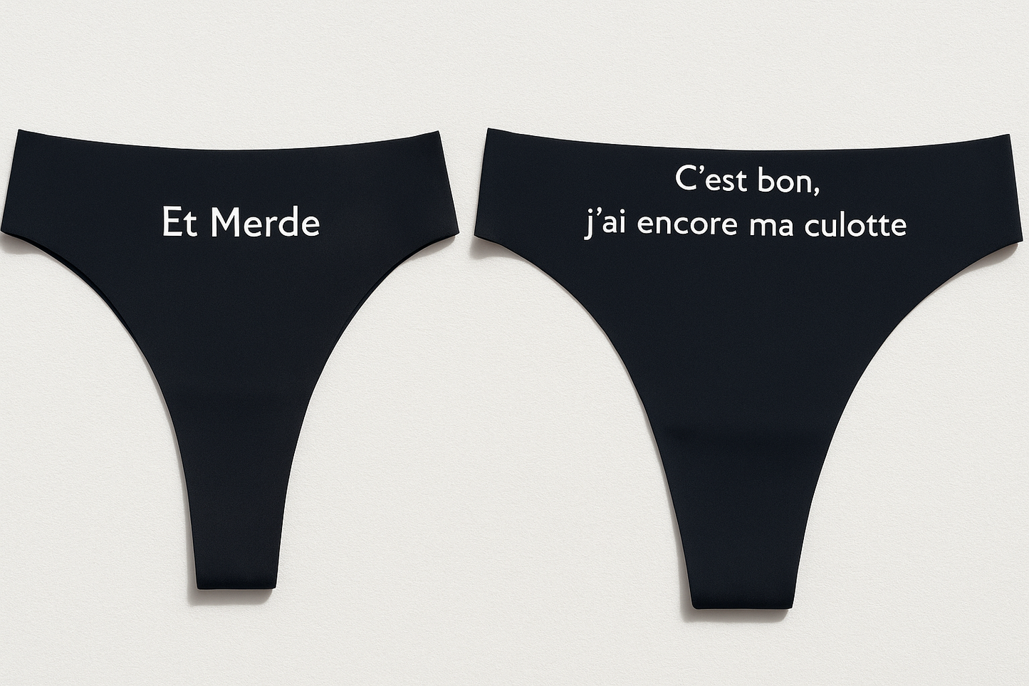 C’est bon, j’ai encore ma culotte… et merde Tanga Femme
