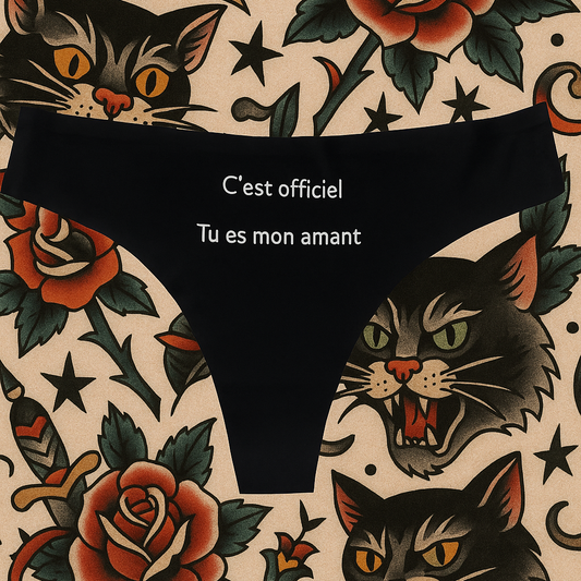 C’est officiel, tu es mon amant.