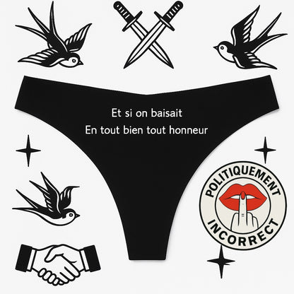 Et si on baisait en tout bien, tout honneur Tanga Femme