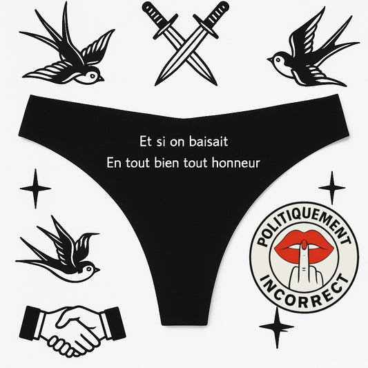 Et si on baisait en tout bien, tout honneur Tanga Femme