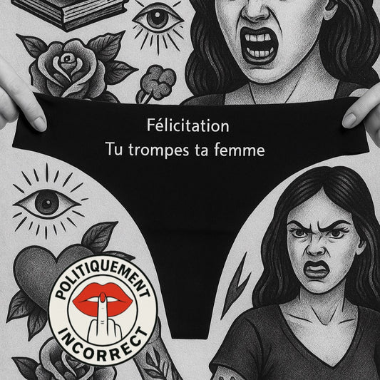 Félicitations, tu trompes ta femme.