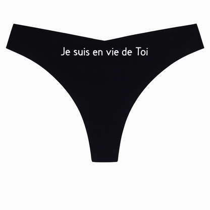 Je suis en vie de toi  Tanga Femme