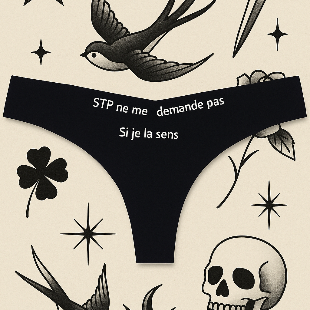STP Ne me demande pas si je la sens Tanga Femme