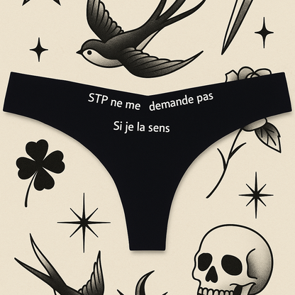 STP Ne me demande pas si je la sens Tanga Femme