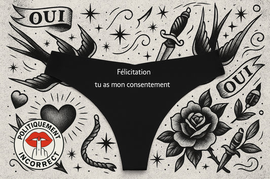 Félicitations, tu as mon consentement.